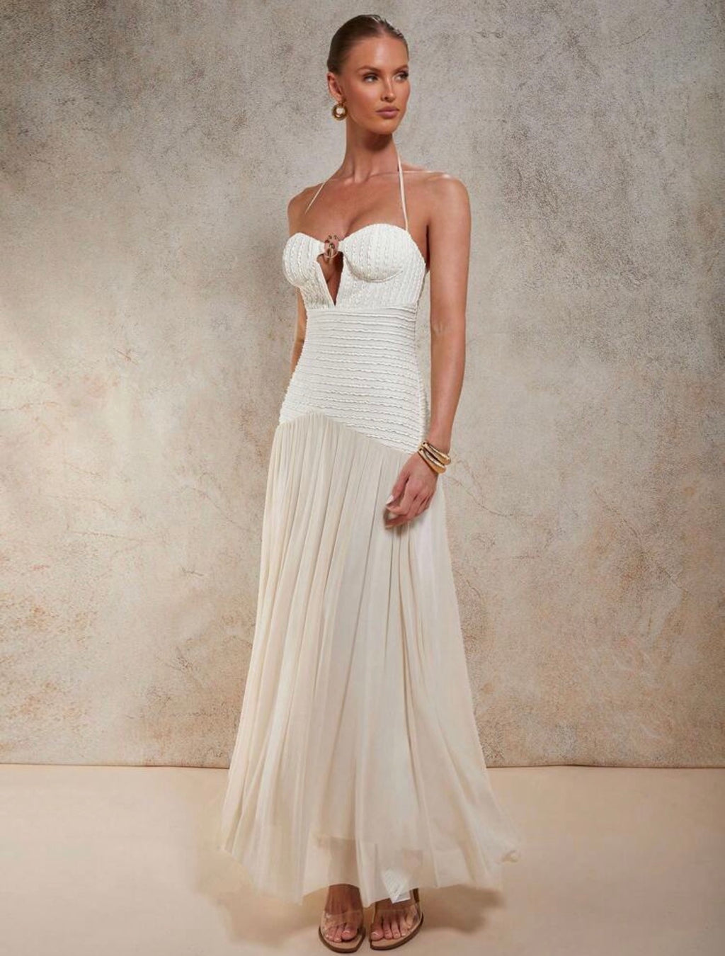 GALILEA COSMINA Robe fendue sexy