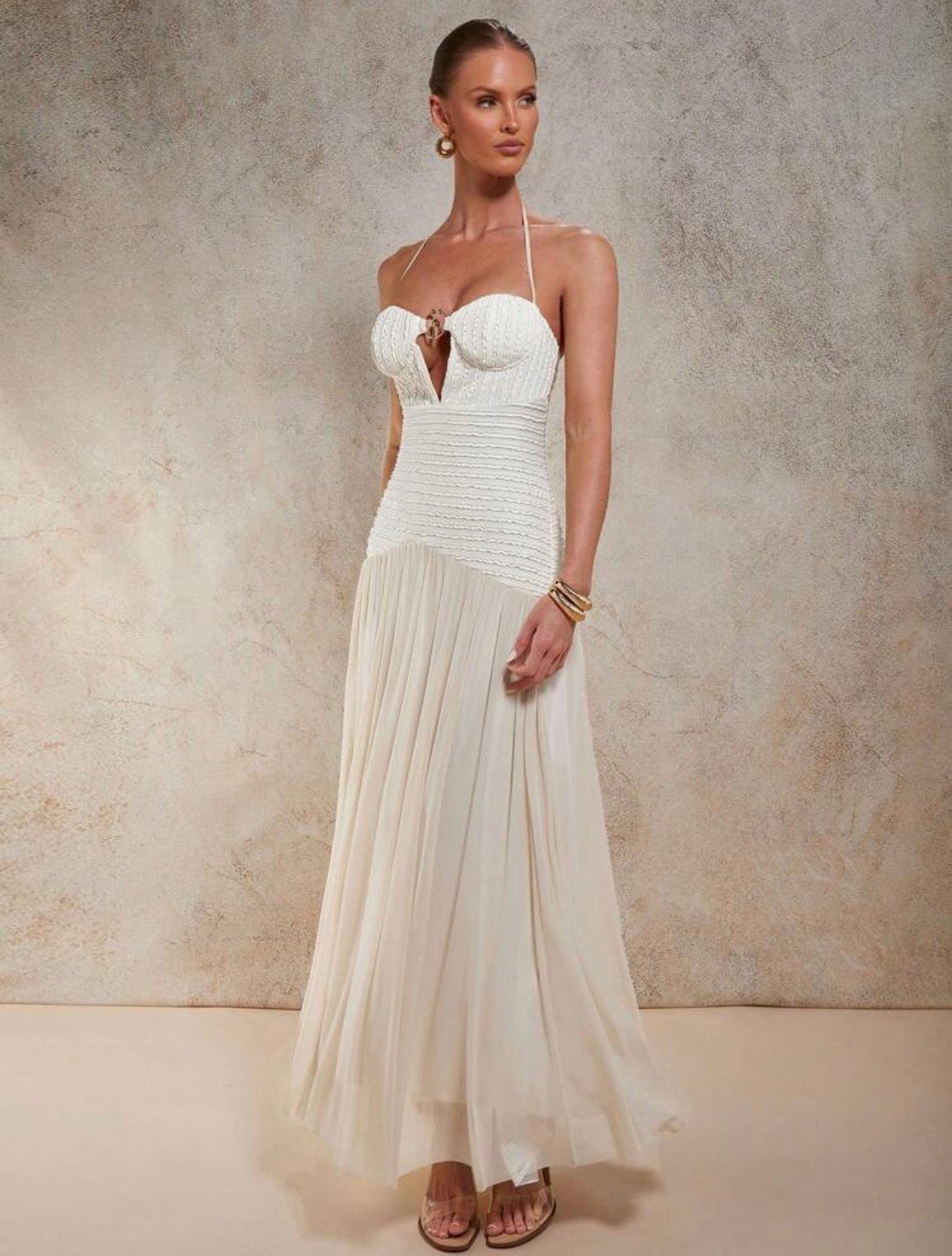 GALILEA COSMINA Robe fendue sexy
