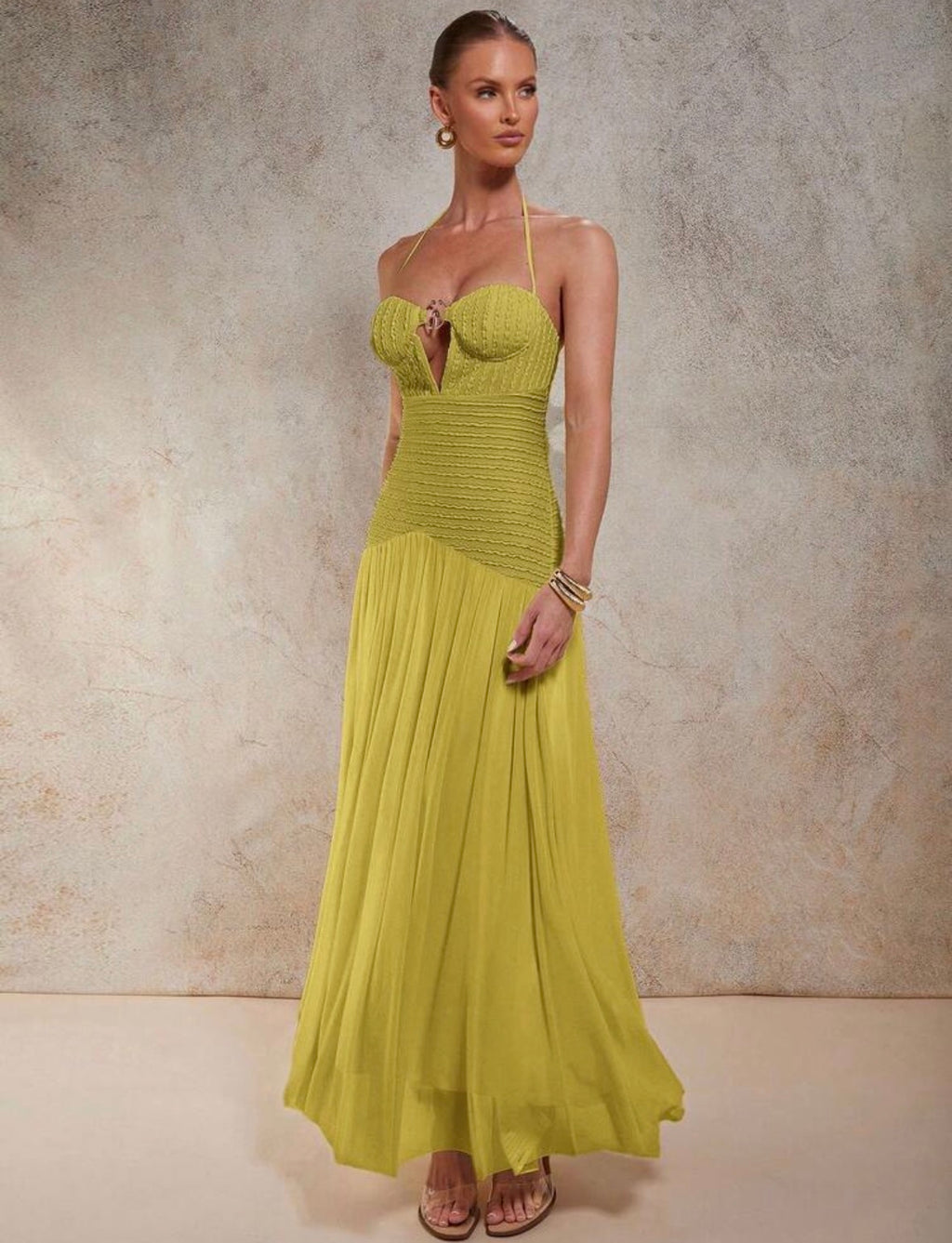GALILEA COSMINA Robe fendue sexy